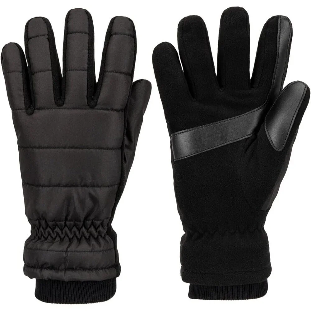 Women's Black Water Repellent Sleekheat Gloves Touchscreen Flip Iridescent